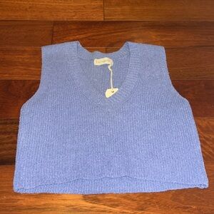 Cropped Sweater Vest Tank